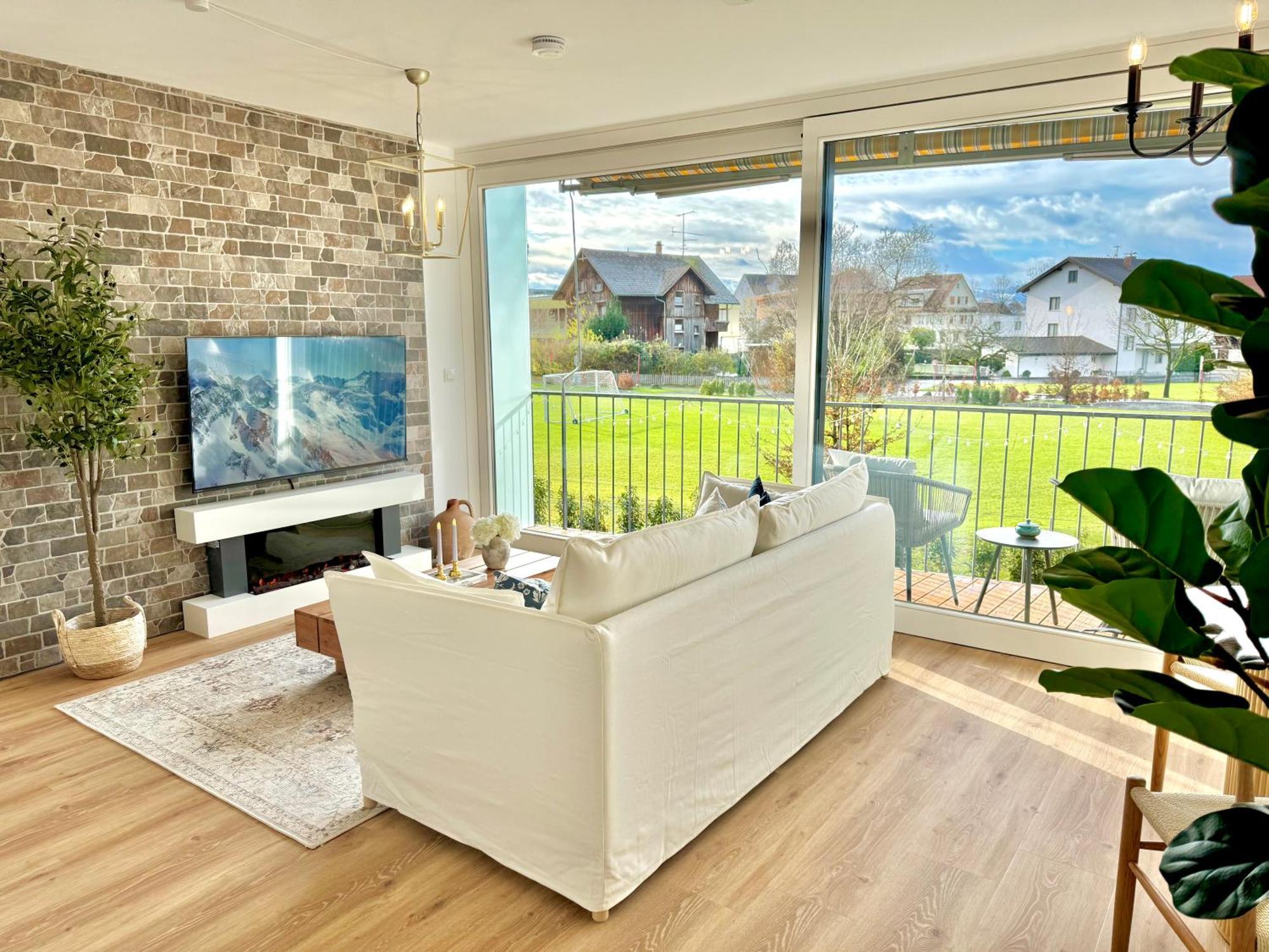 Flair Apartments Vorarlberg - Stilvolles Wohnen Nahe Bodensee & Alpen - Kueche, Balkon & Gratis Parkplatz Брегенц Экстерьер фото