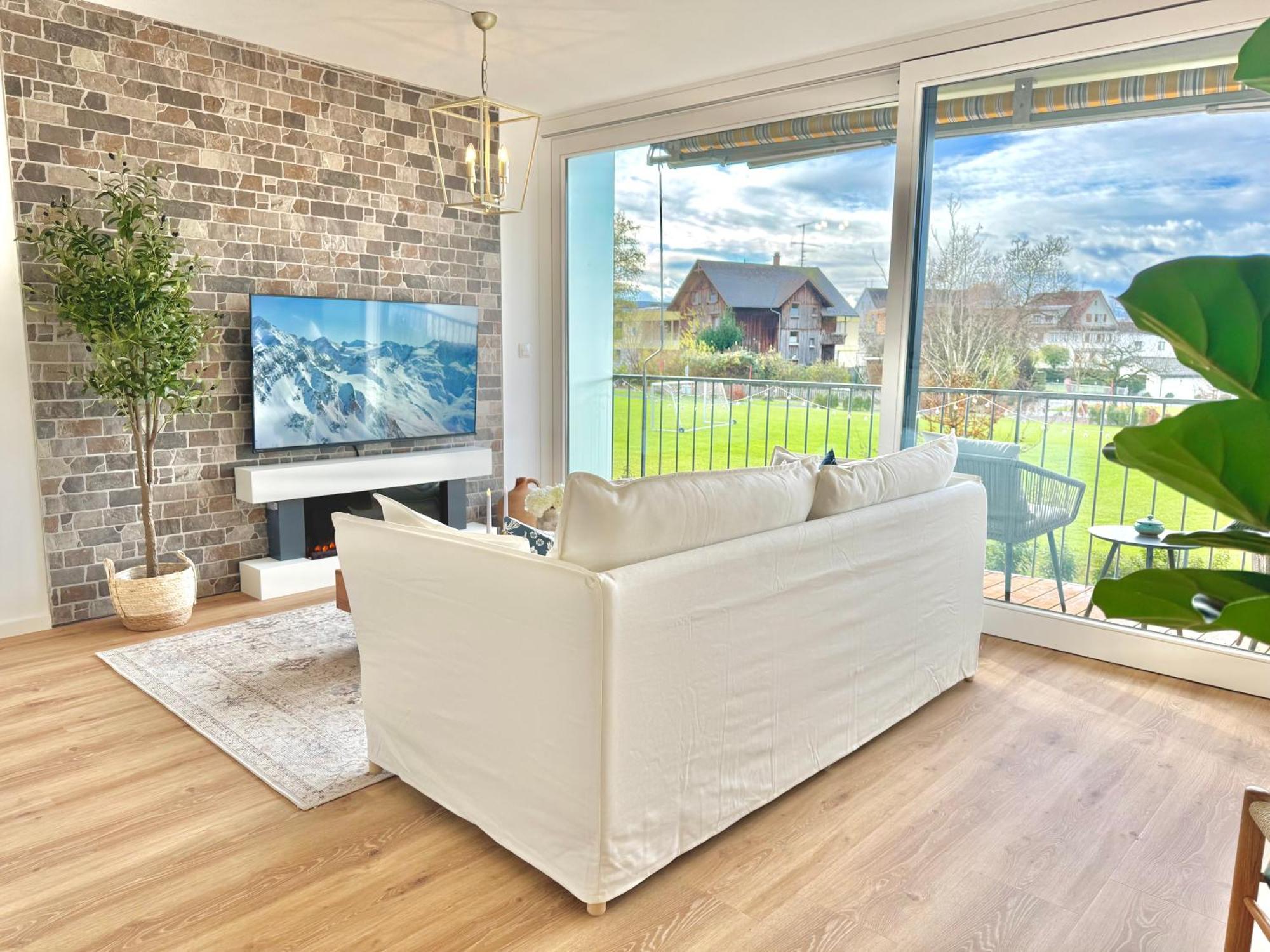 Flair Apartments Vorarlberg - Stilvolles Wohnen Nahe Bodensee & Alpen - Kueche, Balkon & Gratis Parkplatz Брегенц Номер фото